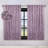  Leaves Pattern Machine Washable 100% Polyester Black Out Curtains with Back Tabs-103688501-103688498