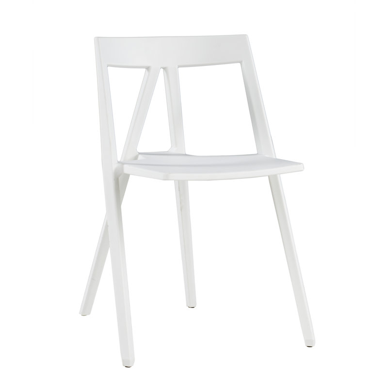 Chaise empilable Milan, Blanc