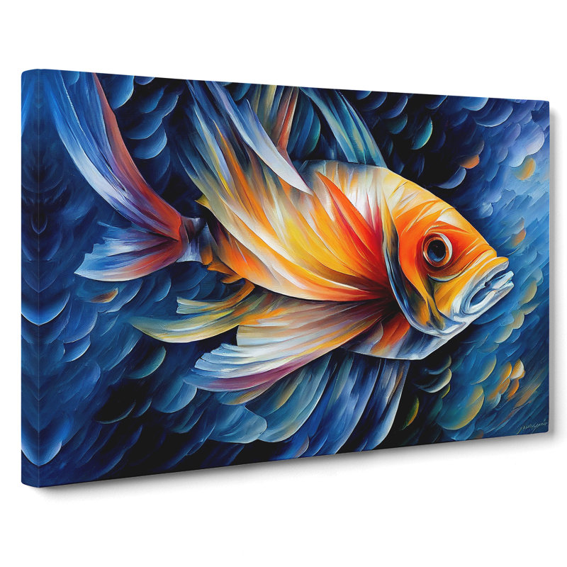 Awesome Fish - Wrapped Canvas, 40cm H x 60cm W x 3cm D