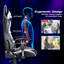 Gymax Adjustable Reclining Ergonomic Faux Leather Swiveling PC & Racing Game Chair-63556131