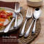 Mikasa Ramsey 20 Piece Flatware Set, Service For 4, 18/0 Stainless Steel