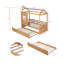 Lit en bois avec lit gigogne simple Millard Bed-2085846092