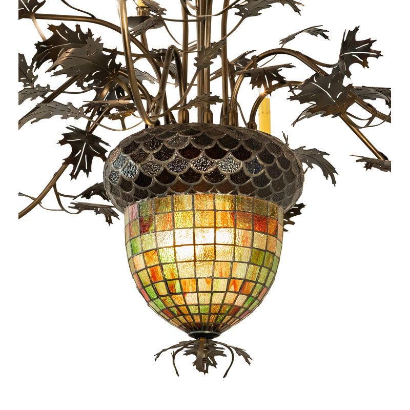 Greenbriar Oak 11 - Light Chandelier