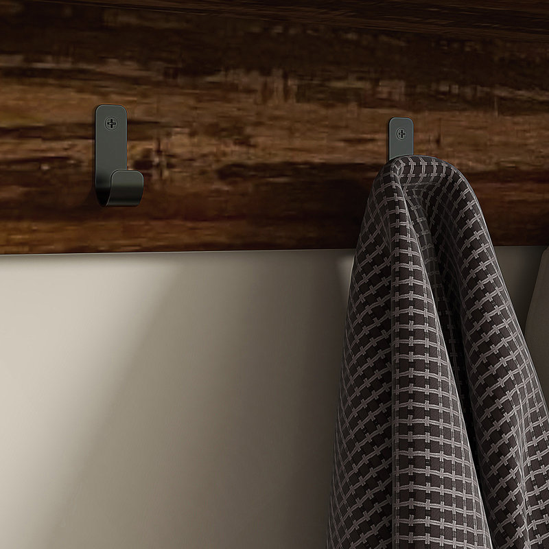 2-In-1 Coat Rack And Shoe Bench Set, 5-Hook Hall Tree With Storage For 10 Pairs Of Shoes, Ideal For Entryway And Hallway Organization