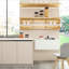Bureau mural pliable en deux étapes 31,5 "avec table en métal et base en métal