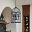 Lustre en cristal 4 lumières
