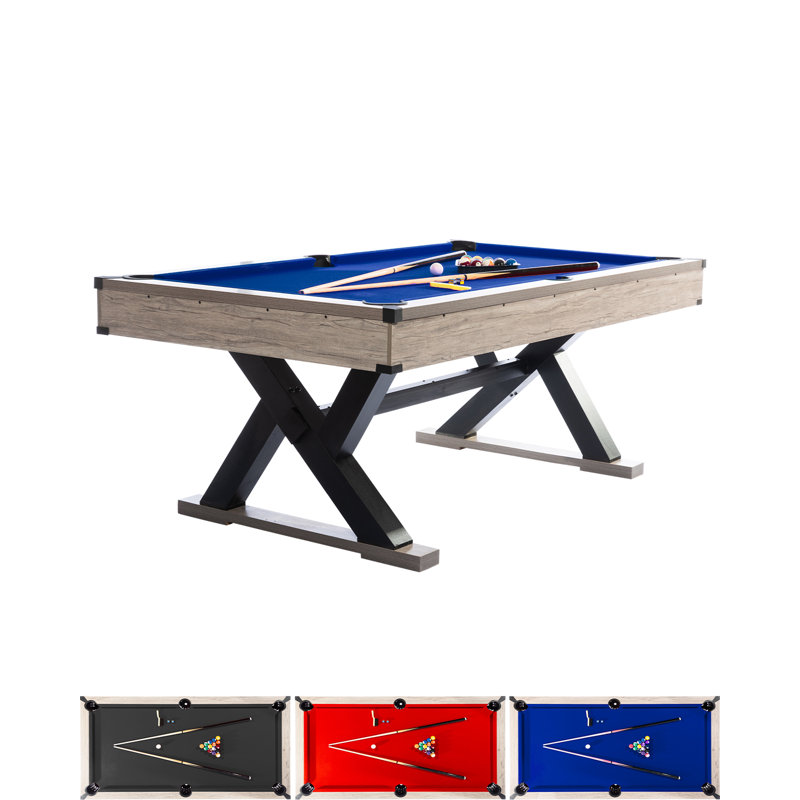 Blue Elephant 213.4cm L Pool Table, Blue
