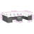 Vidaxl Garden Sofa Set Grey, Dark Grey