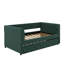 Twin Size Upholstered Velvet Tufted Daybed With Trundle-935392464