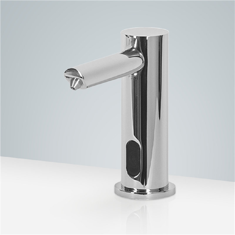 Fontana Touchless Soap Dispenser Automatic Sensor Soap Dispenser, Deck Mount, Solid Brass Construction