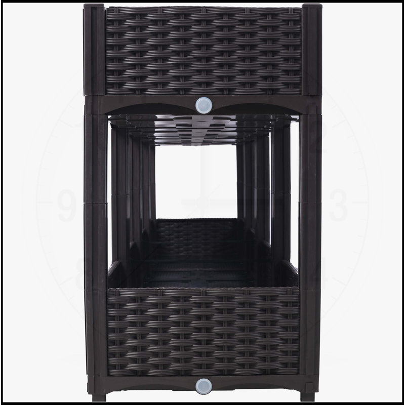 Jardinière surélevée pour jardinière - jardinière surélevée, Brun