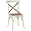 Chaise d'appoint à dossier en croix Deason-1234338134