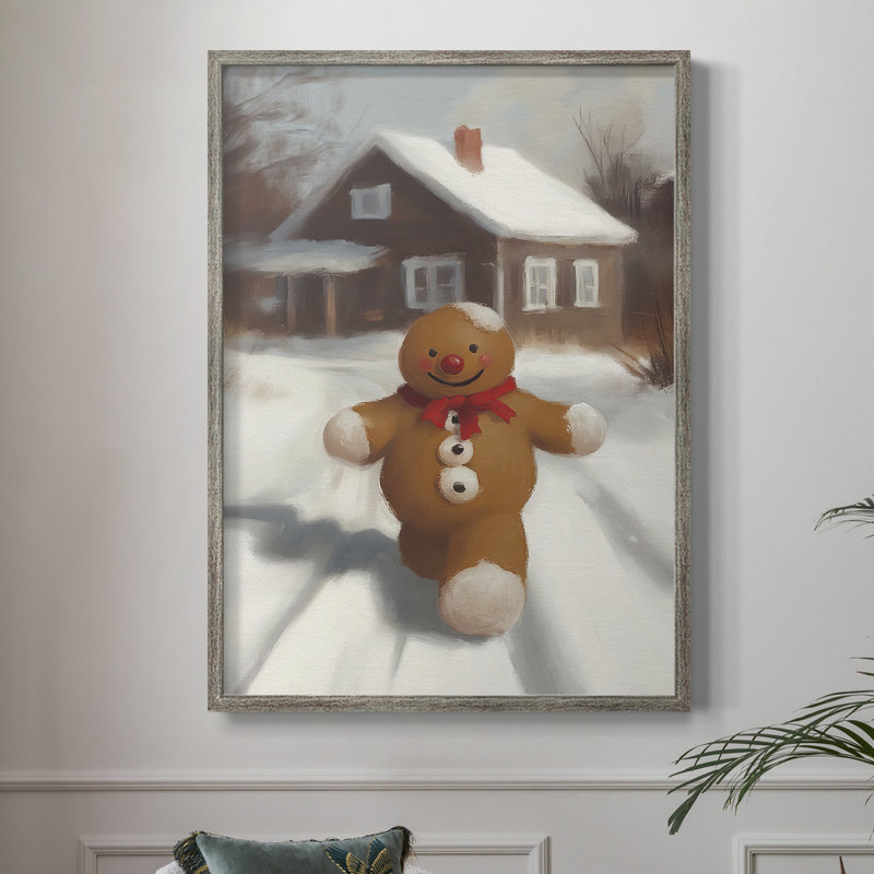 Art des Fêtes de Noël - série 2-CCII, reproduction encadrée - bois massif, H 11 po x l 9 po