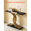 Console moderne étroite pour canapé derrière le canapé, table de canapé mince avec pieds en métal pour le couloir et l'entrée, support décoratif peu encombrant pour le salon, assemblage facile