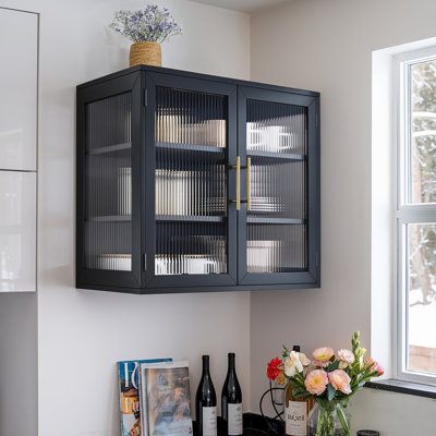 Glass Display Wall Storage Cabinet
