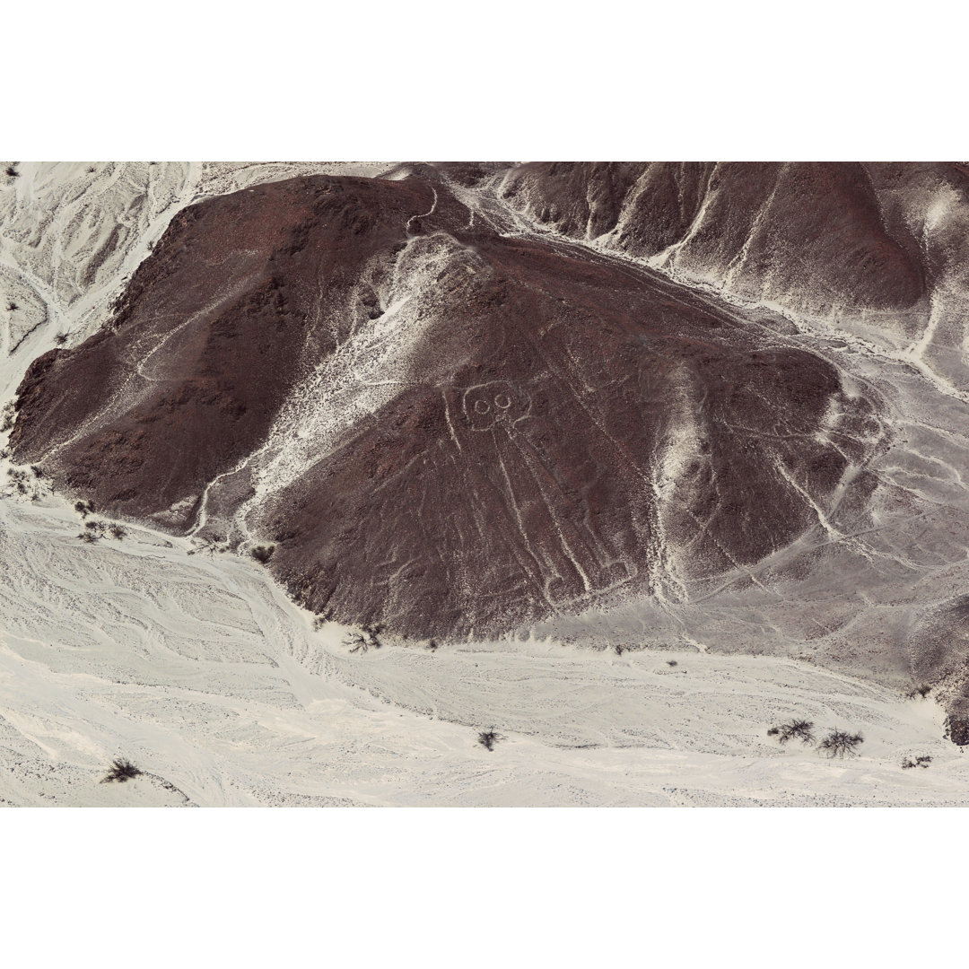 Astronaut In Nazca Lines von Powerofforever - Kunstdrucke auf Leinwand