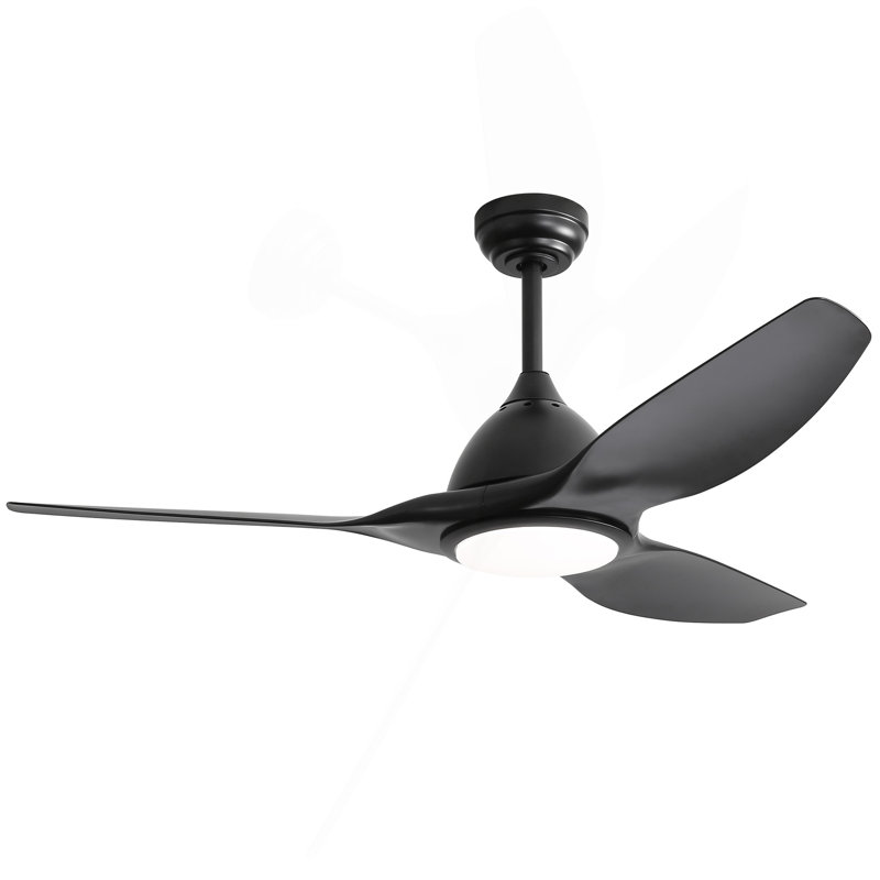 52 Inch Modern Ceiling Fan With 22W LED Light