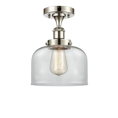 Ballston Urban Bell - 1 Light  Semi-Flush Mount