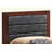 Charming Bed With Cherry Finish