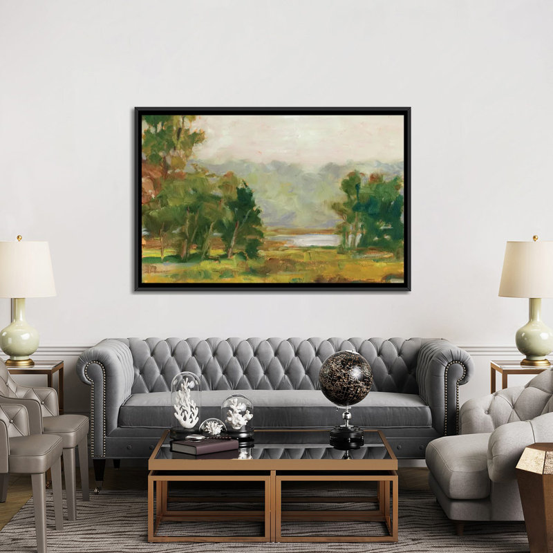 «Changer la lumière du soleil II», reproduction d'art sur toile, H 18 po x l 26 po x P 1,5 po, Toile avec cadre noir