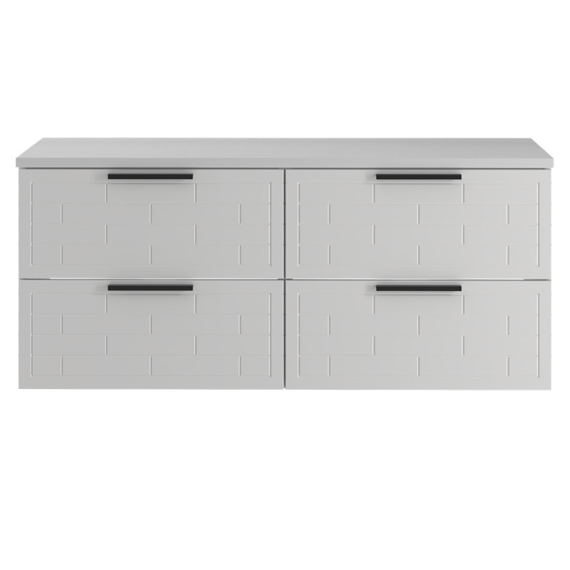 Annalea Wall Mounted Required Bathroom Storage Furniture Set