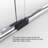 Infinity 55" W x 70" H Bypass Semi-Frameless Shower Door-14170809-17243216