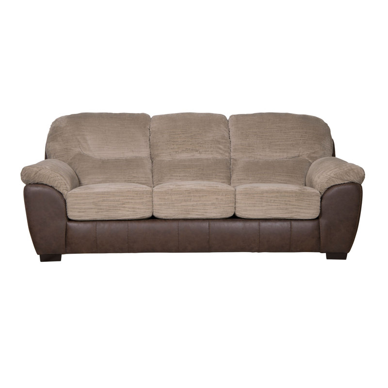 Midgie 96" Wide Upholstered Sofa with Drop Down Table