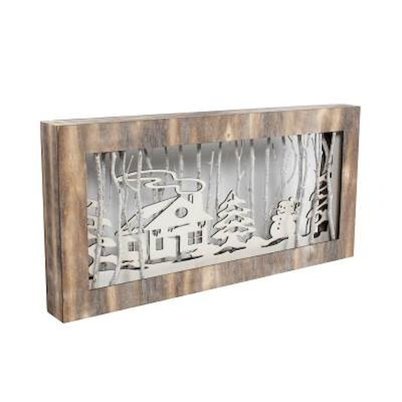 Train de neige 3d, art