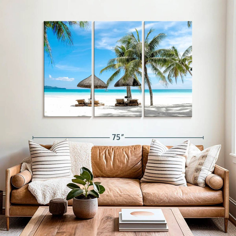 Gillard Coastal Boracay Seashore, H 42 po x l 65 po