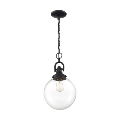 Crownfield 1-Light Single Globe Pendant
