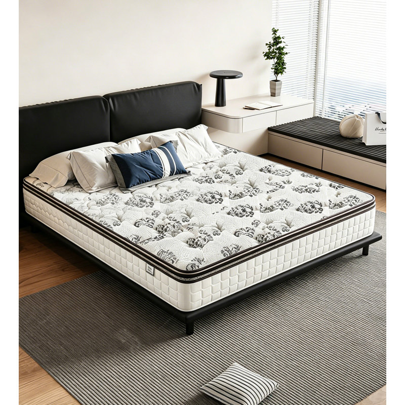 Hybrid Memory Foam & Spring Mattress with 7 Zone Orthopaedic &Pressure Relief | Pocket Spring | Breathable Soft Fabric & Hypoallergenic