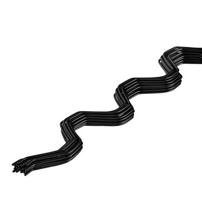 Greenhouse Spring Wire and Lock Channel, 6.56 ft PVC-Coated Wiggle Wire & Aluminum Alloy Channel Bundle Kit with Included Screws, 0.05 in Thickened, Poly Film & Shade Cloth Attachments