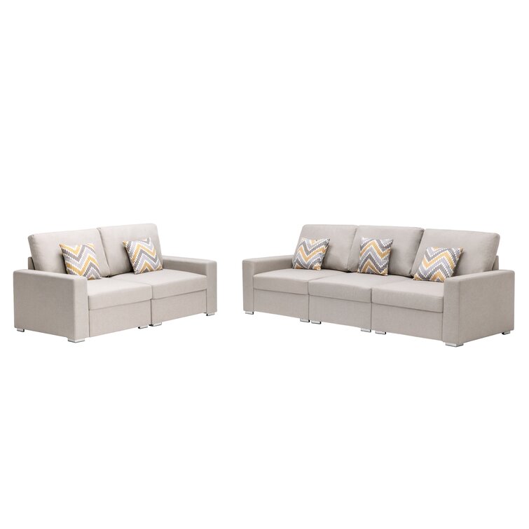 2 Piece Living Room Set INCOMPLETE ( 2 arms only) 