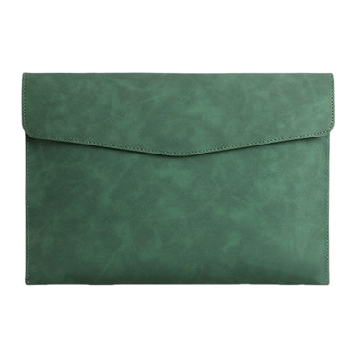 Backpack Magnetic Lock Leather File Bag A4 Paper File Bag Folder Bag Data Business Easy Briefcase Bag