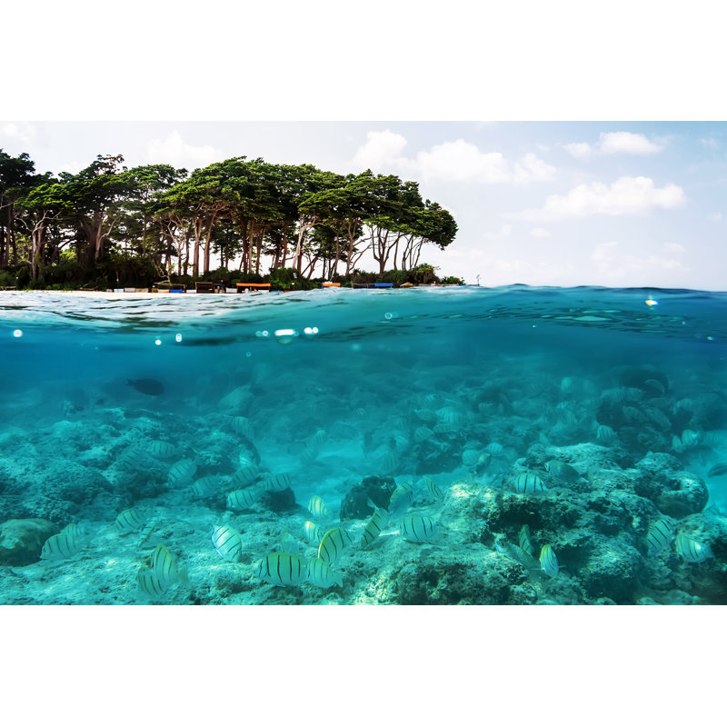 Corrales Above And Below Sea - Wrapped Canvas Print, 61cm H x 91cm W x 3.8cm D
