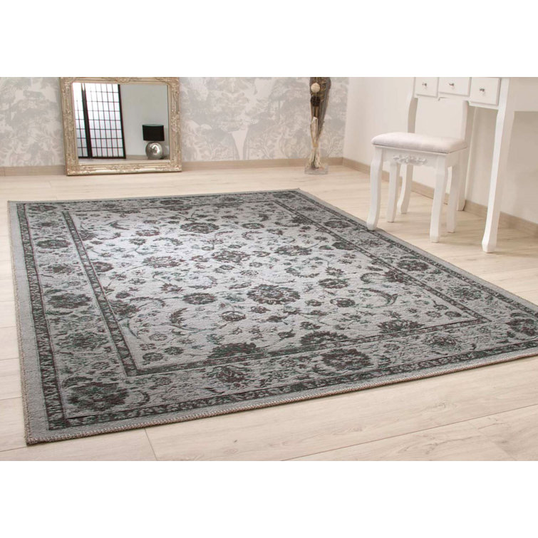 Fort Solid Colour Flatweave Area Rug