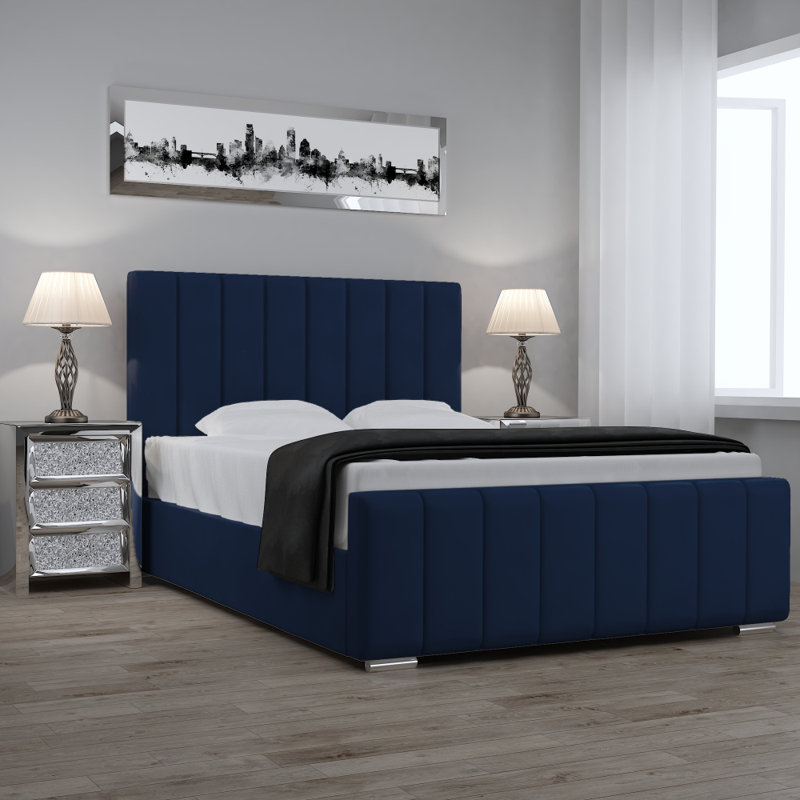 Jesse Upholstered Bed, Super King (6'), Coffee