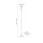 Acalia 143cm Bronzed Traditional Floor Lamp