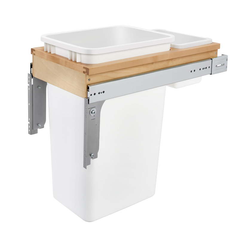 Rev-A-Shelf Pullout Top Mount Trash Can, 11.5" Minimum Cabinet Opening