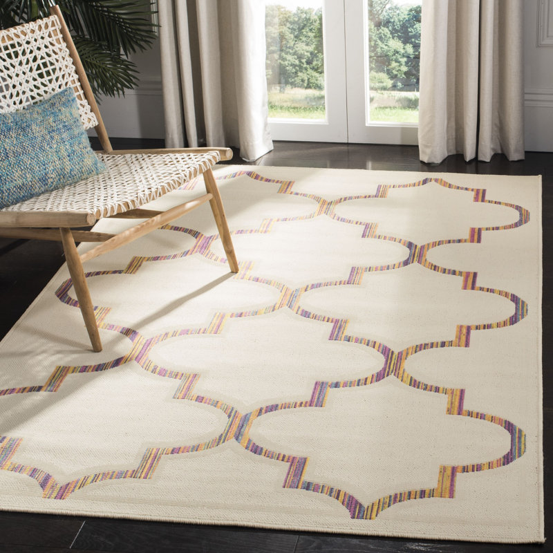 Havana Natural Performance Geometric Rug, Rectangle 5'1" x 7'7"