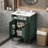Smart Storage Ceramic Sink Modern Compact Bathroom