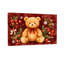 Imprimé décoratif de Noël ours en peluche de Noël-766431670