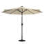 Aiso 3m Traditional Parasol with LED Light-129218240