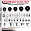 Ensemble de roulettes extensibles pivotantes 3 pouces et roues pivotantes 7/8 pouces 2 SCC