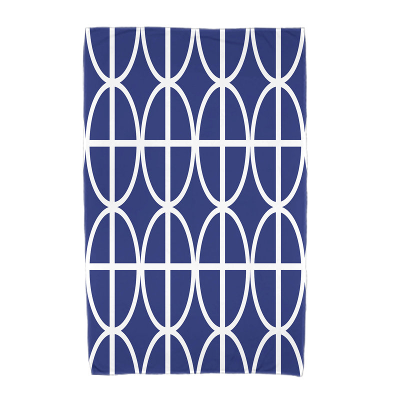 Serviette de plage en microfibre Noxon, Bleu royal
