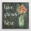 « love grossit here », art textuel sur toile-25250961-40496952