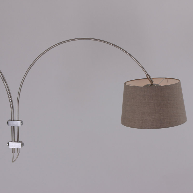 Sakamoto Plug-in Swing Arm Sconce, Beige