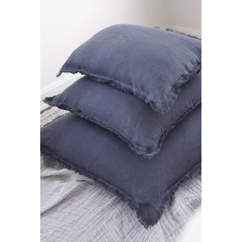 Square Pillow Cover & Insert, 26" x 26", Navy Blue