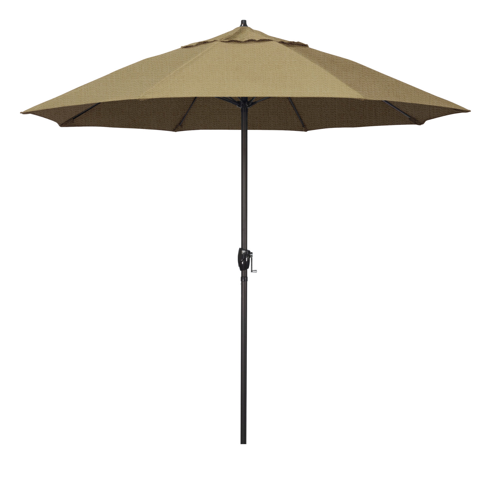 Deshaun 9' Sunbrella® Market Umbrella, Sesame Sunbrella® Linen