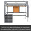 Lit mezzanine double pour enfants Josnyel-1165311999
